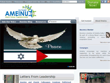 Tablet Screenshot of ameinu.net